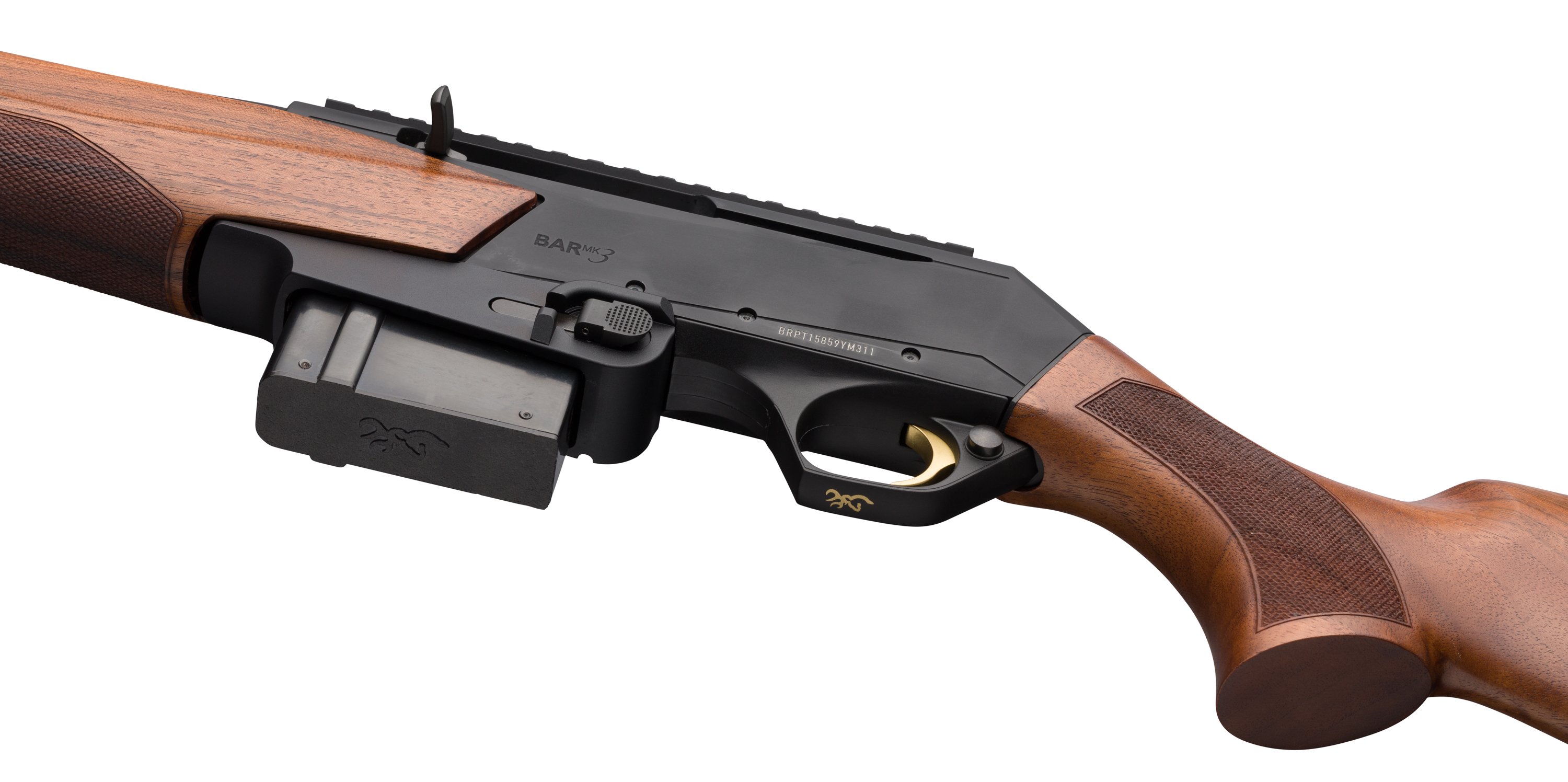 BAR MK 3 DBM Wood LeftHand SemiAuto Rifle Browning